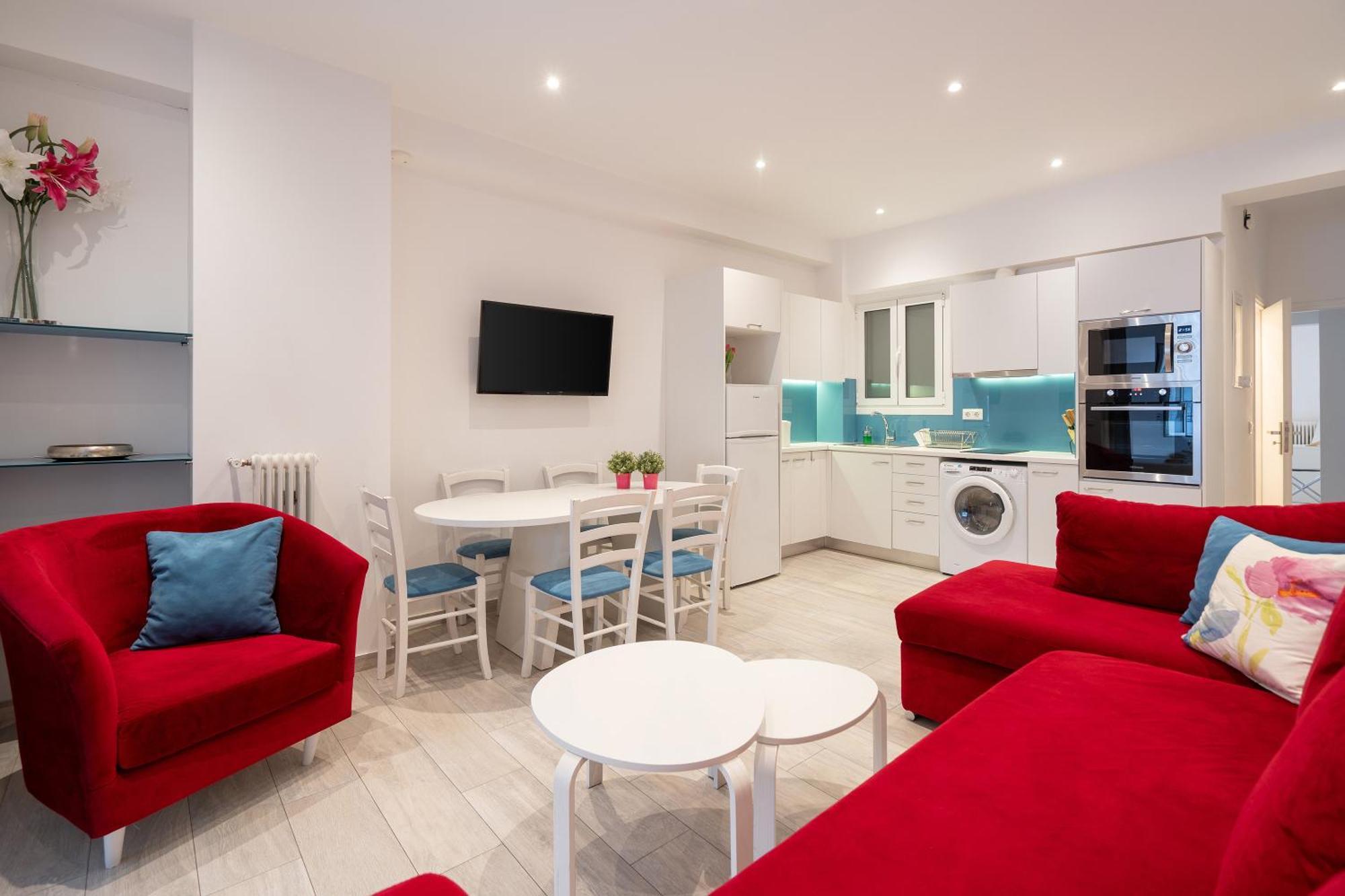 Vibrant & Cozy Apt In Athènes Extérieur photo