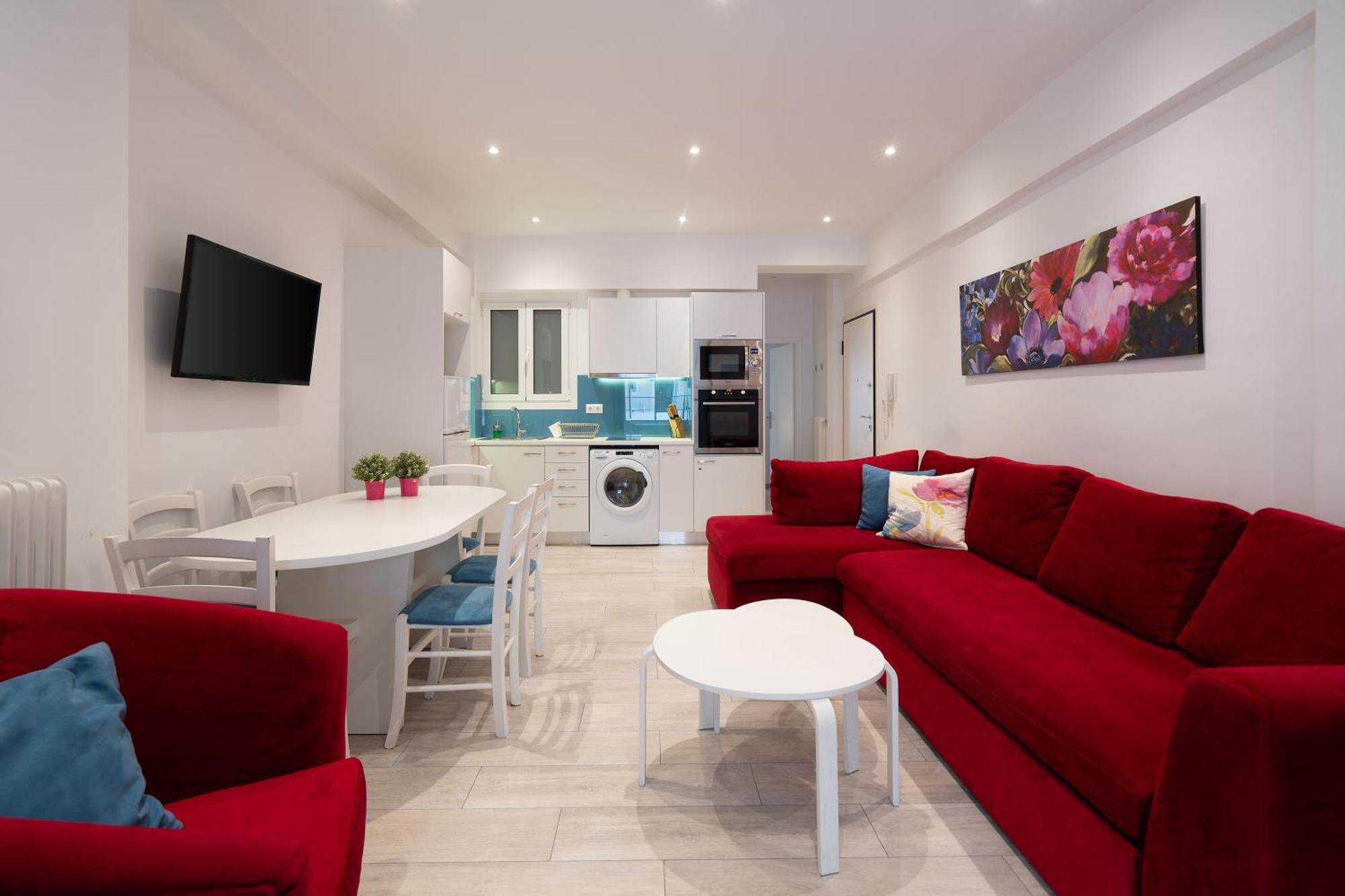 Vibrant & Cozy Apt In Athènes Extérieur photo